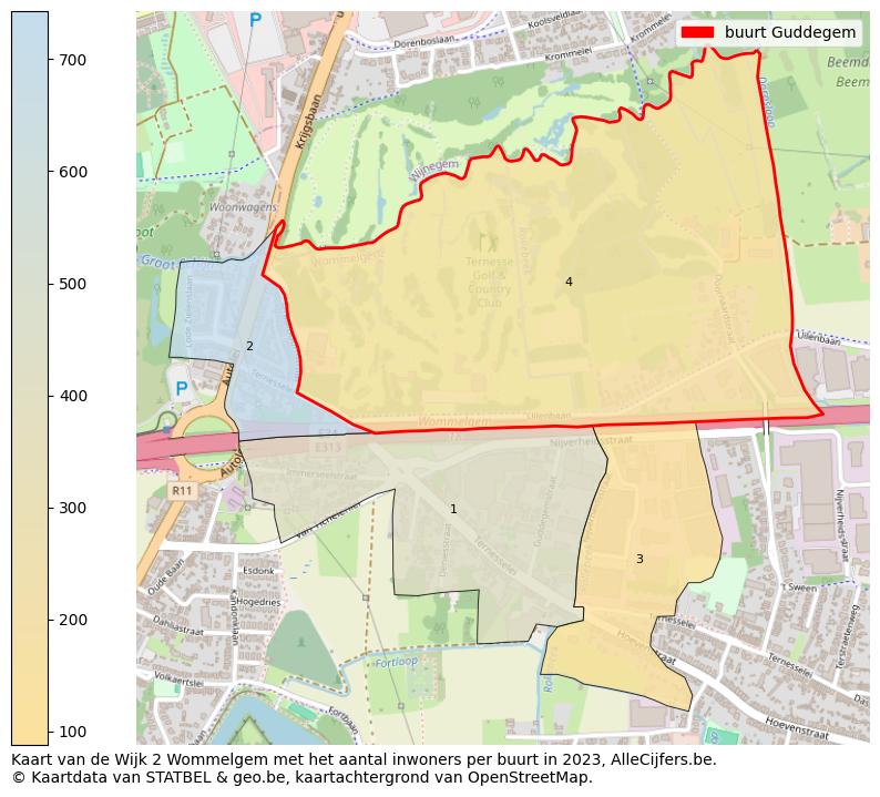 Aantal inwoners op de kaart van de buurt Guddegem: Op deze pagina vind je veel informatie over inwoners (zoals de verdeling naar leeftijdsgroepen, gezinssamenstelling, geslacht, autochtoon of Belgisch met een immigratie achtergrond,...), woningen (aantallen, types, prijs ontwikkeling, gebruik, type eigendom,...) en méér (autobezit, energieverbruik,...)  op basis van open data van STATBEL en diverse andere bronnen!