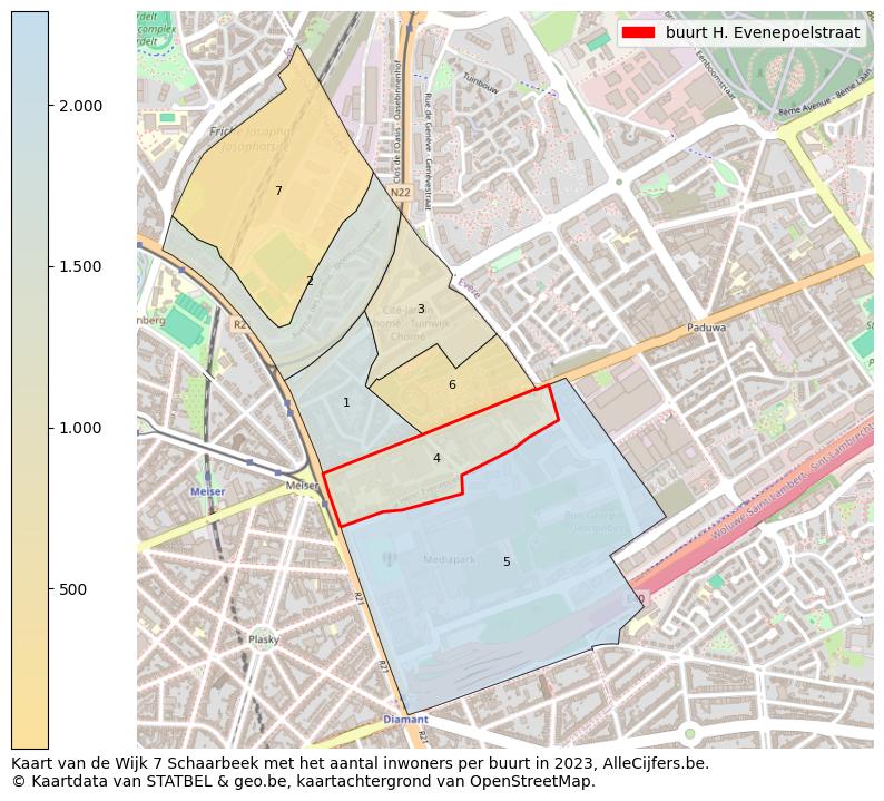 Aantal inwoners op de kaart van de buurt H. Evenepoelstraat: Op deze pagina vind je veel informatie over inwoners (zoals de verdeling naar leeftijdsgroepen, gezinssamenstelling, geslacht, autochtoon of Belgisch met een immigratie achtergrond,...), woningen (aantallen, types, prijs ontwikkeling, gebruik, type eigendom,...) en méér (autobezit, energieverbruik,...)  op basis van open data van STATBEL en diverse andere bronnen!