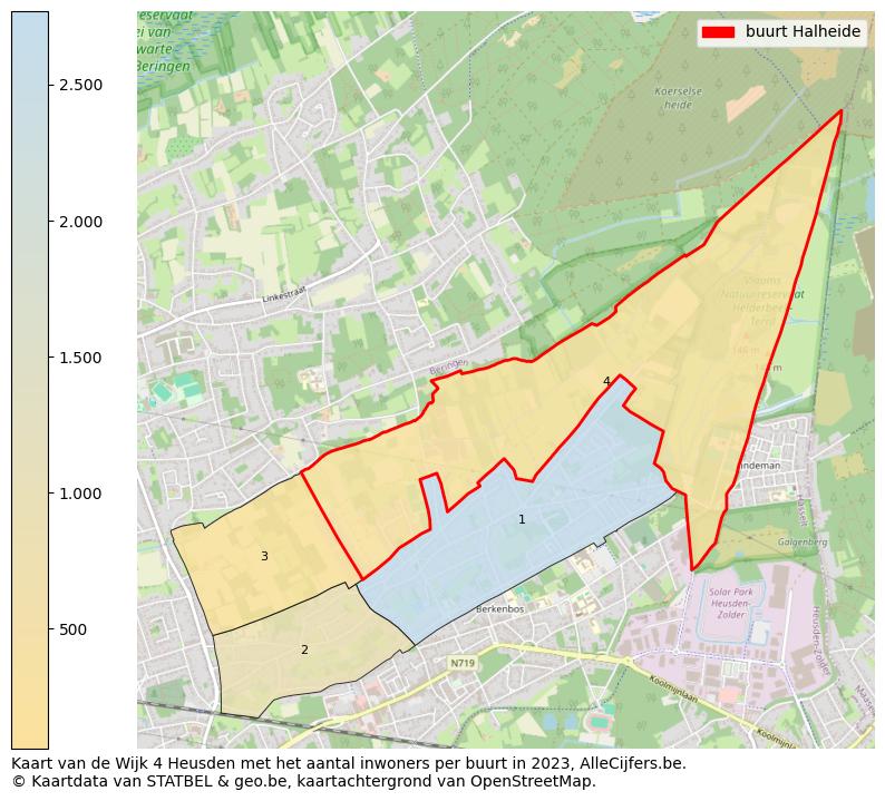 Aantal inwoners op de kaart van de buurt Halheide: Op deze pagina vind je veel informatie over inwoners (zoals de verdeling naar leeftijdsgroepen, gezinssamenstelling, geslacht, autochtoon of Belgisch met een immigratie achtergrond,...), woningen (aantallen, types, prijs ontwikkeling, gebruik, type eigendom,...) en méér (autobezit, energieverbruik,...)  op basis van open data van STATBEL en diverse andere bronnen!