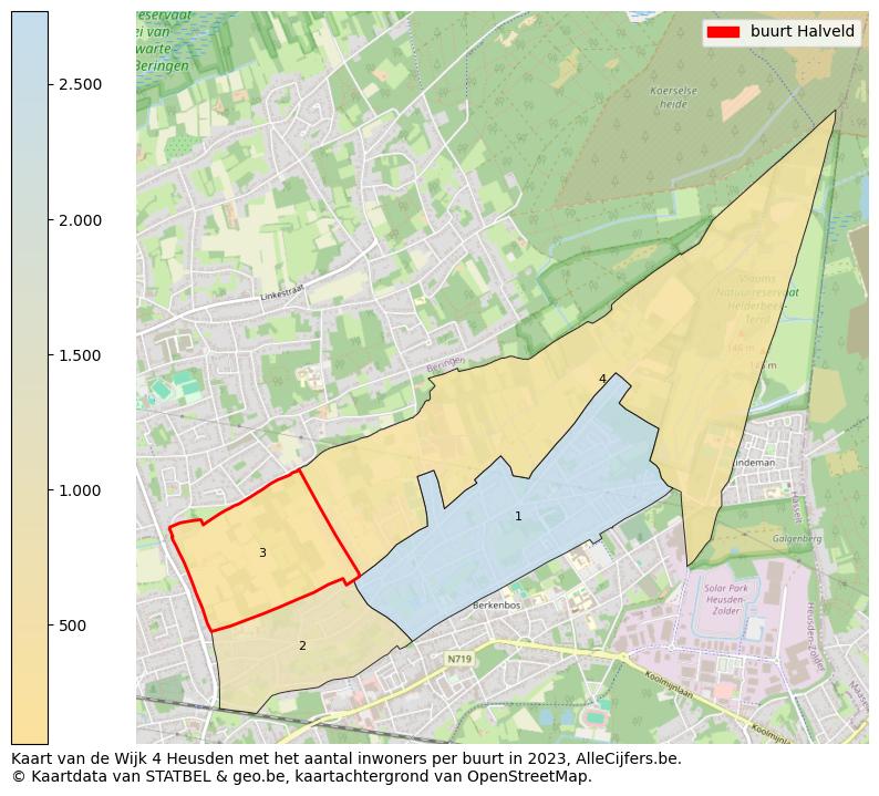 Aantal inwoners op de kaart van de buurt Halveld: Op deze pagina vind je veel informatie over inwoners (zoals de verdeling naar leeftijdsgroepen, gezinssamenstelling, geslacht, autochtoon of Belgisch met een immigratie achtergrond,...), woningen (aantallen, types, prijs ontwikkeling, gebruik, type eigendom,...) en méér (autobezit, energieverbruik,...)  op basis van open data van STATBEL en diverse andere bronnen!