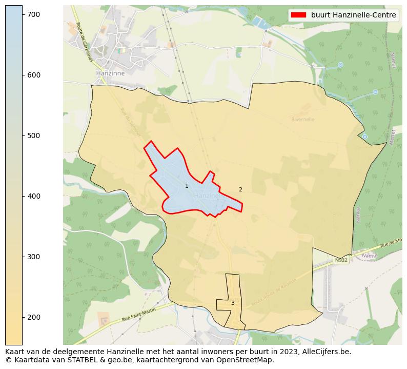 Aantal inwoners op de kaart van de buurt Hanzinelle-Centre: Op deze pagina vind je veel informatie over inwoners (zoals de verdeling naar leeftijdsgroepen, gezinssamenstelling, geslacht, autochtoon of Belgisch met een immigratie achtergrond,...), woningen (aantallen, types, prijs ontwikkeling, gebruik, type eigendom,...) en méér (autobezit, energieverbruik,...)  op basis van open data van STATBEL en diverse andere bronnen!