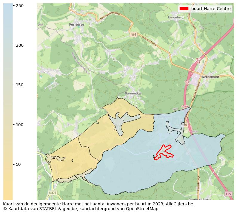 Aantal inwoners op de kaart van de buurt Harre-Centre: Op deze pagina vind je veel informatie over inwoners (zoals de verdeling naar leeftijdsgroepen, gezinssamenstelling, geslacht, autochtoon of Belgisch met een immigratie achtergrond,...), woningen (aantallen, types, prijs ontwikkeling, gebruik, type eigendom,...) en méér (autobezit, energieverbruik,...)  op basis van open data van STATBEL en diverse andere bronnen!