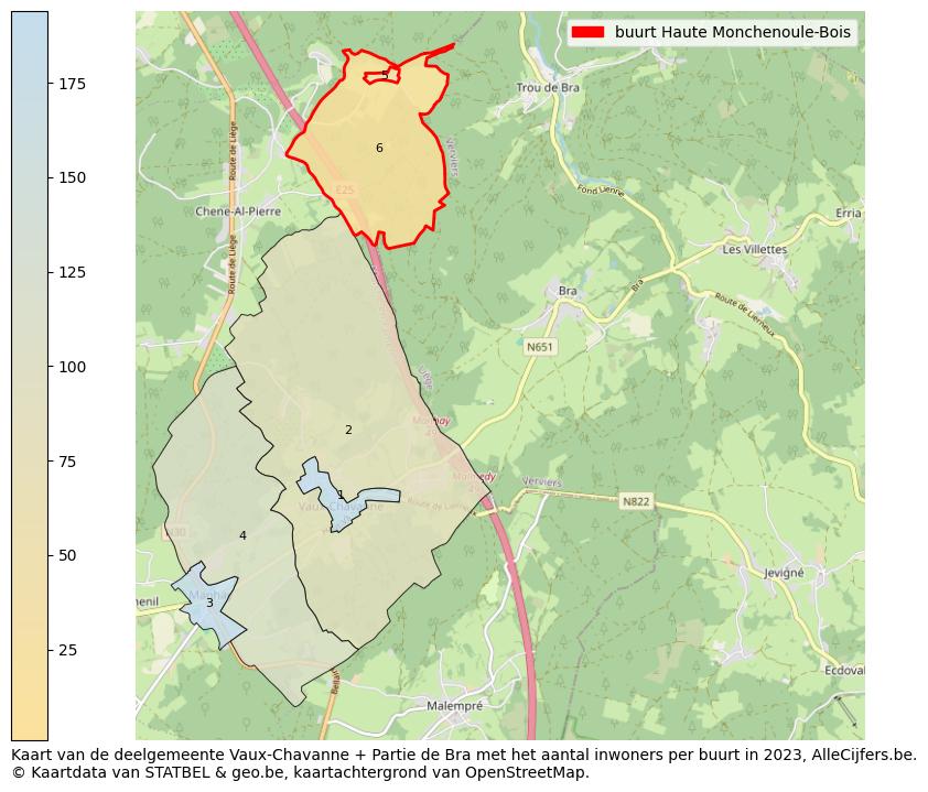 Aantal inwoners op de kaart van de buurt Haute Monchenoule-Bois: Op deze pagina vind je veel informatie over inwoners (zoals de verdeling naar leeftijdsgroepen, gezinssamenstelling, geslacht, autochtoon of Belgisch met een immigratie achtergrond,...), woningen (aantallen, types, prijs ontwikkeling, gebruik, type eigendom,...) en méér (autobezit, energieverbruik,...)  op basis van open data van STATBEL en diverse andere bronnen!