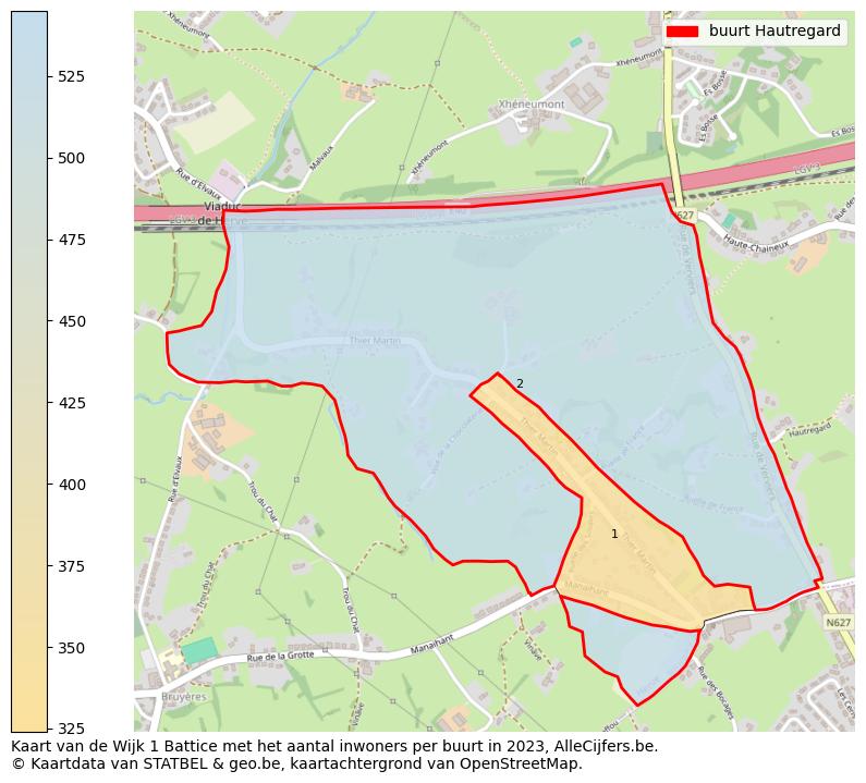 Aantal inwoners op de kaart van de buurt Hautregard: Op deze pagina vind je veel informatie over inwoners (zoals de verdeling naar leeftijdsgroepen, gezinssamenstelling, geslacht, autochtoon of Belgisch met een immigratie achtergrond,...), woningen (aantallen, types, prijs ontwikkeling, gebruik, type eigendom,...) en méér (autobezit, energieverbruik,...)  op basis van open data van STATBEL en diverse andere bronnen!