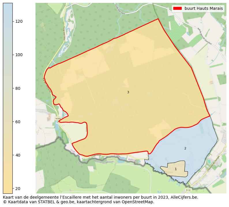 Aantal inwoners op de kaart van de buurt Hauts Marais: Op deze pagina vind je veel informatie over inwoners (zoals de verdeling naar leeftijdsgroepen, gezinssamenstelling, geslacht, autochtoon of Belgisch met een immigratie achtergrond,...), woningen (aantallen, types, prijs ontwikkeling, gebruik, type eigendom,...) en méér (autobezit, energieverbruik,...)  op basis van open data van STATBEL en diverse andere bronnen!