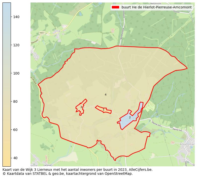 Aantal inwoners op de kaart van de buurt He de Hierlot-Pierreuse-Amcomont: Op deze pagina vind je veel informatie over inwoners (zoals de verdeling naar leeftijdsgroepen, gezinssamenstelling, geslacht, autochtoon of Belgisch met een immigratie achtergrond,...), woningen (aantallen, types, prijs ontwikkeling, gebruik, type eigendom,...) en méér (autobezit, energieverbruik,...)  op basis van open data van STATBEL en diverse andere bronnen!