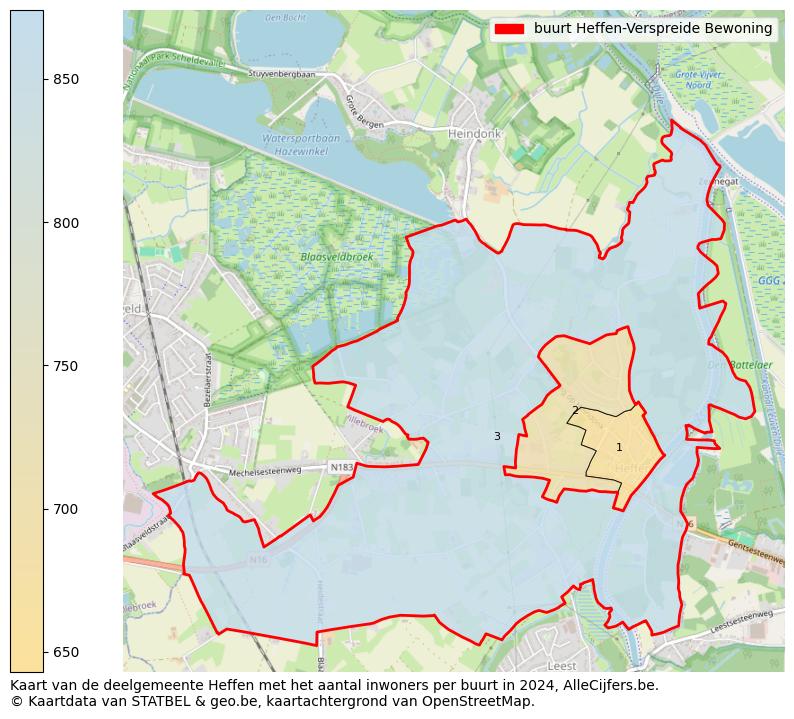 Aantal inwoners op de kaart van de buurt Heffen-Verspreide Bewoning: Op deze pagina vind je veel informatie over inwoners (zoals de verdeling naar leeftijdsgroepen, gezinssamenstelling, geslacht, autochtoon of Belgisch met een immigratie achtergrond,...), woningen (aantallen, types, prijs ontwikkeling, gebruik, type eigendom,...) en méér (autobezit, energieverbruik,...)  op basis van open data van STATBEL en diverse andere bronnen!