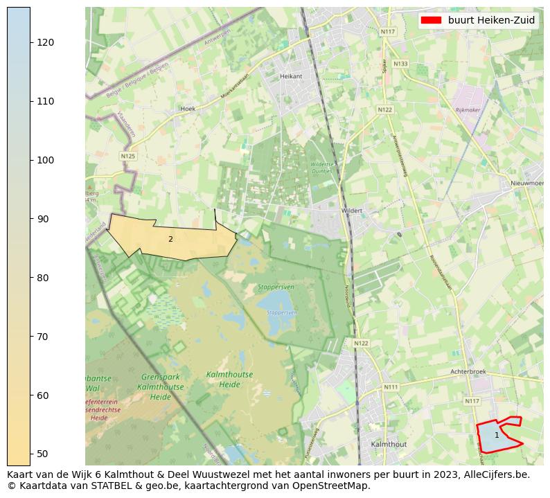 Aantal inwoners op de kaart van de buurt Heiken-Zuid: Op deze pagina vind je veel informatie over inwoners (zoals de verdeling naar leeftijdsgroepen, gezinssamenstelling, geslacht, autochtoon of Belgisch met een immigratie achtergrond,...), woningen (aantallen, types, prijs ontwikkeling, gebruik, type eigendom,...) en méér (autobezit, energieverbruik,...)  op basis van open data van STATBEL en diverse andere bronnen!