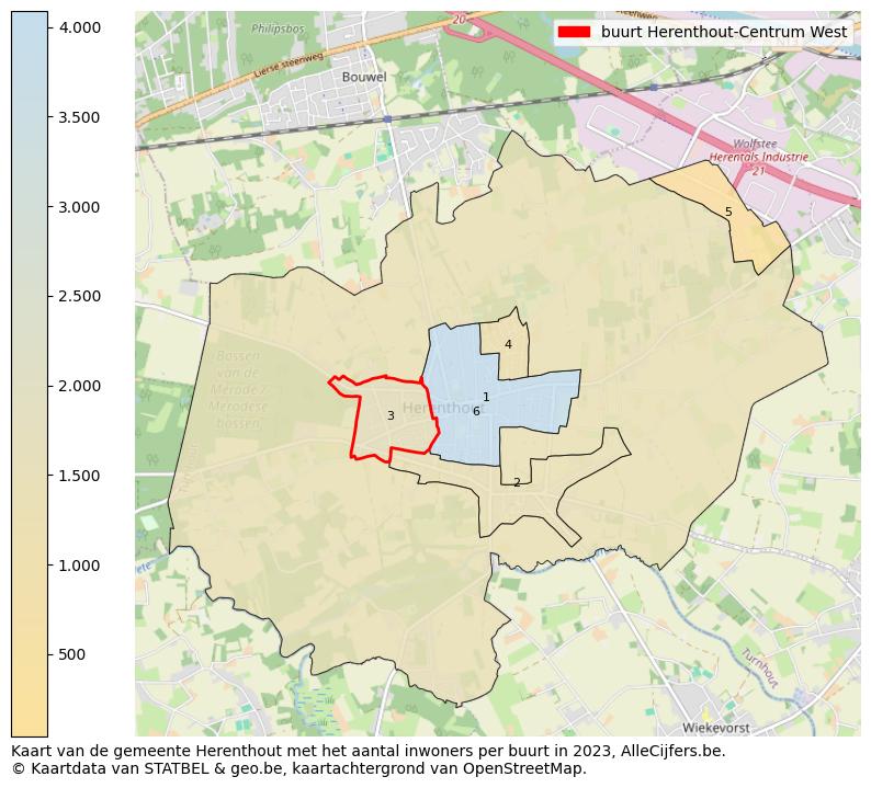 Aantal inwoners op de kaart van de buurt Herenthout-Centrum West: Op deze pagina vind je veel informatie over inwoners (zoals de verdeling naar leeftijdsgroepen, gezinssamenstelling, geslacht, autochtoon of Belgisch met een immigratie achtergrond,...), woningen (aantallen, types, prijs ontwikkeling, gebruik, type eigendom,...) en méér (autobezit, energieverbruik,...)  op basis van open data van STATBEL en diverse andere bronnen!