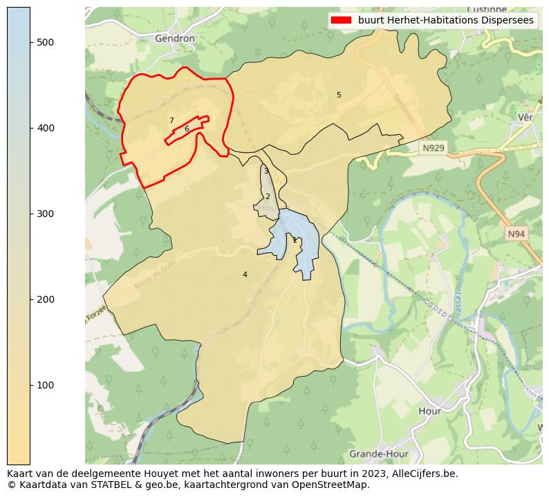 Aantal inwoners op de kaart van de buurt Herhet-Habitations Dispersees: Op deze pagina vind je veel informatie over inwoners (zoals de verdeling naar leeftijdsgroepen, gezinssamenstelling, geslacht, autochtoon of Belgisch met een immigratie achtergrond,...), woningen (aantallen, types, prijs ontwikkeling, gebruik, type eigendom,...) en méér (autobezit, energieverbruik,...)  op basis van open data van STATBEL en diverse andere bronnen!