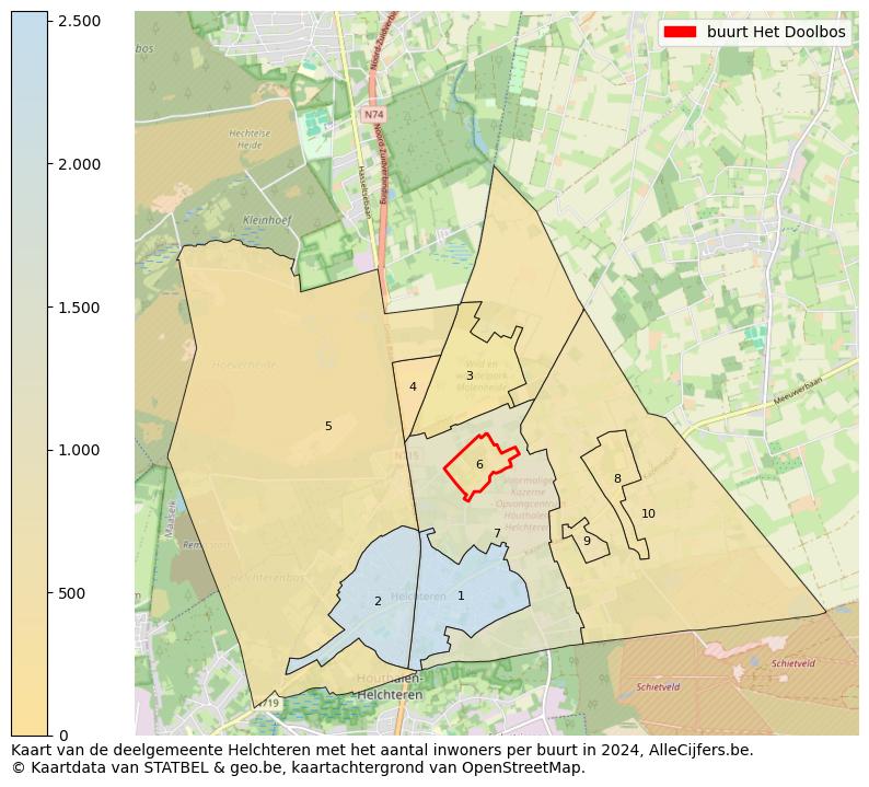 Aantal inwoners op de kaart van de buurt Het Doolbos: Op deze pagina vind je veel informatie over inwoners (zoals de verdeling naar leeftijdsgroepen, gezinssamenstelling, geslacht, autochtoon of Belgisch met een immigratie achtergrond,...), woningen (aantallen, types, prijs ontwikkeling, gebruik, type eigendom,...) en méér (autobezit, energieverbruik,...)  op basis van open data van STATBEL en diverse andere bronnen!