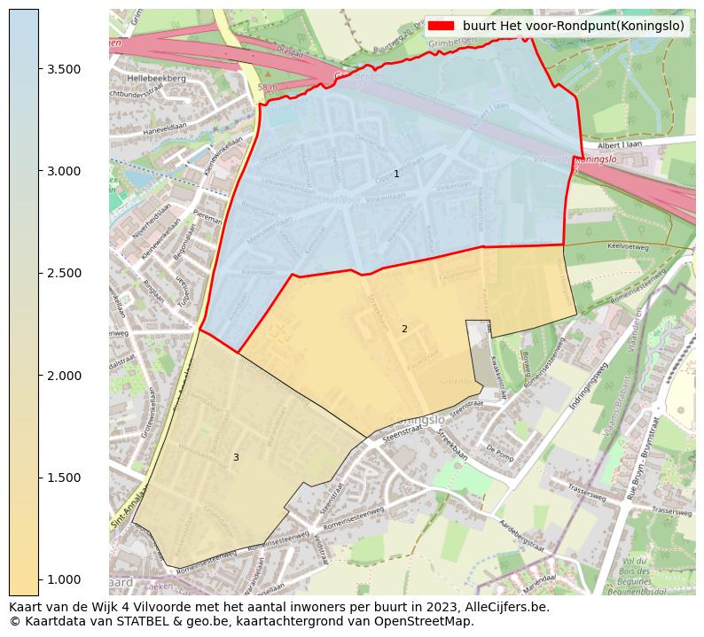 Aantal inwoners op de kaart van de buurt Het voor-Rondpunt(Koningslo): Op deze pagina vind je veel informatie over inwoners (zoals de verdeling naar leeftijdsgroepen, gezinssamenstelling, geslacht, autochtoon of Belgisch met een immigratie achtergrond,...), woningen (aantallen, types, prijs ontwikkeling, gebruik, type eigendom,...) en méér (autobezit, energieverbruik,...)  op basis van open data van STATBEL en diverse andere bronnen!