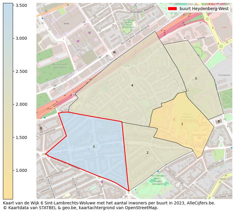 Aantal inwoners op de kaart van de buurt Heydenberg-West: Op deze pagina vind je veel informatie over inwoners (zoals de verdeling naar leeftijdsgroepen, gezinssamenstelling, geslacht, autochtoon of Belgisch met een immigratie achtergrond,...), woningen (aantallen, types, prijs ontwikkeling, gebruik, type eigendom,...) en méér (autobezit, energieverbruik,...)  op basis van open data van STATBEL en diverse andere bronnen!