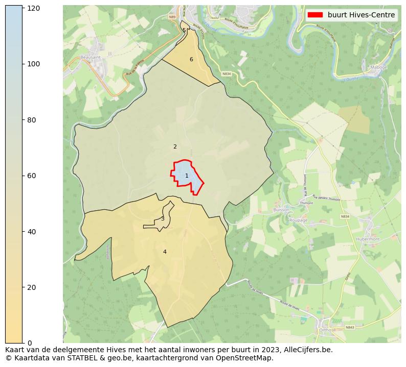 Aantal inwoners op de kaart van de buurt Hives-Centre: Op deze pagina vind je veel informatie over inwoners (zoals de verdeling naar leeftijdsgroepen, gezinssamenstelling, geslacht, autochtoon of Belgisch met een immigratie achtergrond,...), woningen (aantallen, types, prijs ontwikkeling, gebruik, type eigendom,...) en méér (autobezit, energieverbruik,...)  op basis van open data van STATBEL en diverse andere bronnen!