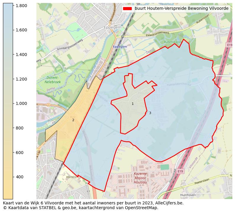 Aantal inwoners op de kaart van de buurt Houtem-Verspreide Bewoning: Op deze pagina vind je veel informatie over inwoners (zoals de verdeling naar leeftijdsgroepen, gezinssamenstelling, geslacht, autochtoon of Belgisch met een immigratie achtergrond,...), woningen (aantallen, types, prijs ontwikkeling, gebruik, type eigendom,...) en méér (autobezit, energieverbruik,...)  op basis van open data van STATBEL en diverse andere bronnen!