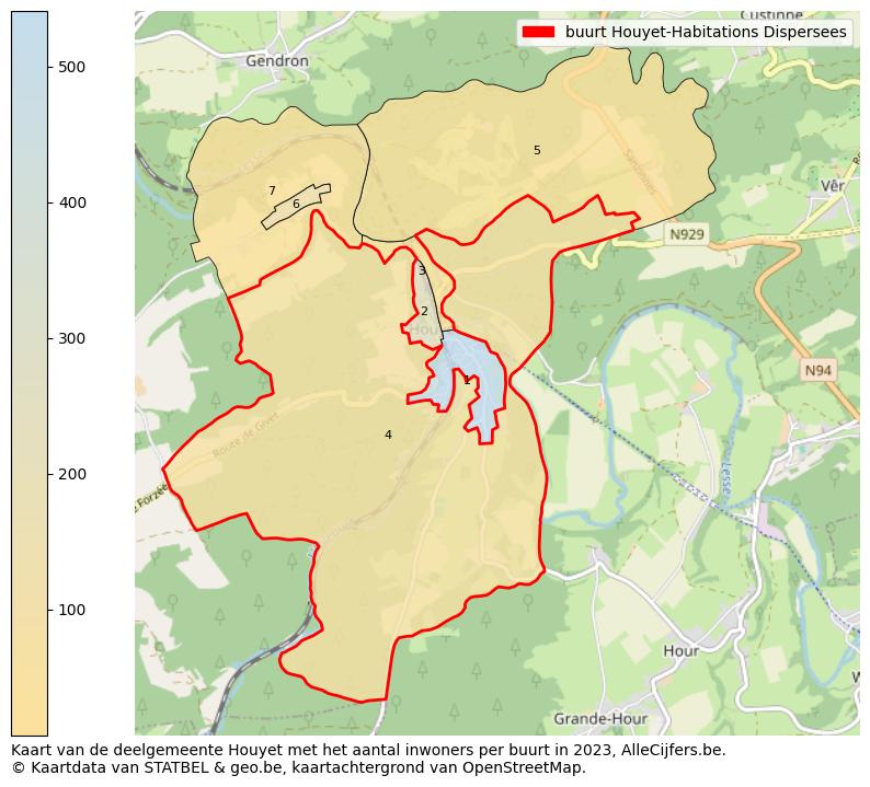 Aantal inwoners op de kaart van de buurt Houyet-Habitations Dispersees: Op deze pagina vind je veel informatie over inwoners (zoals de verdeling naar leeftijdsgroepen, gezinssamenstelling, geslacht, autochtoon of Belgisch met een immigratie achtergrond,...), woningen (aantallen, types, prijs ontwikkeling, gebruik, type eigendom,...) en méér (autobezit, energieverbruik,...)  op basis van open data van STATBEL en diverse andere bronnen!