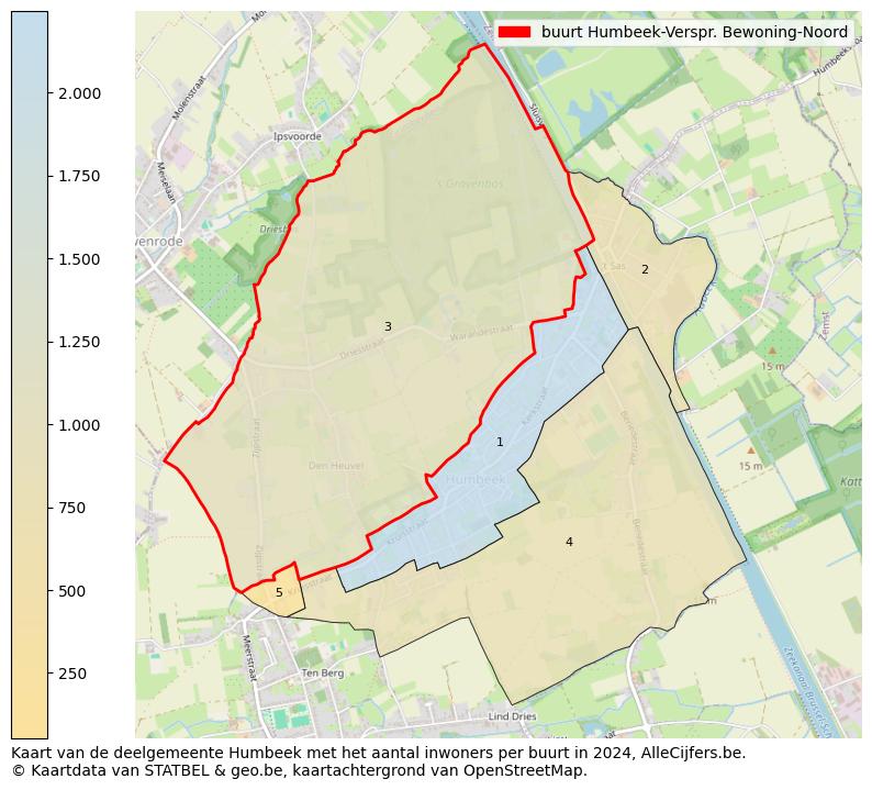 Aantal inwoners op de kaart van de buurt Humbeek-Verspr. Bewoning-Noord: Op deze pagina vind je veel informatie over inwoners (zoals de verdeling naar leeftijdsgroepen, gezinssamenstelling, geslacht, autochtoon of Belgisch met een immigratie achtergrond,...), woningen (aantallen, types, prijs ontwikkeling, gebruik, type eigendom,...) en méér (autobezit, energieverbruik,...)  op basis van open data van STATBEL en diverse andere bronnen!