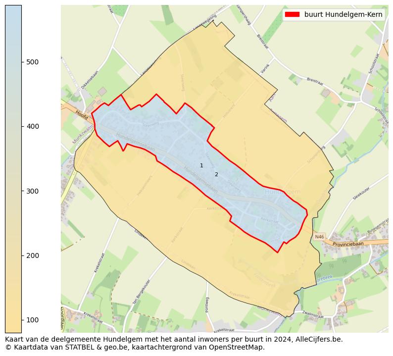 Aantal inwoners op de kaart van de buurt Hundelgem-Kern: Op deze pagina vind je veel informatie over inwoners (zoals de verdeling naar leeftijdsgroepen, gezinssamenstelling, geslacht, autochtoon of Belgisch met een immigratie achtergrond,...), woningen (aantallen, types, prijs ontwikkeling, gebruik, type eigendom,...) en méér (autobezit, energieverbruik,...)  op basis van open data van STATBEL en diverse andere bronnen!