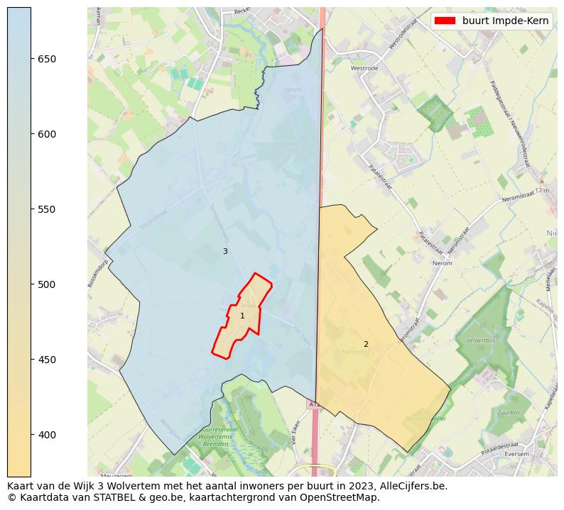 Aantal inwoners op de kaart van de buurt Impde-Kern: Op deze pagina vind je veel informatie over inwoners (zoals de verdeling naar leeftijdsgroepen, gezinssamenstelling, geslacht, autochtoon of Belgisch met een immigratie achtergrond,...), woningen (aantallen, types, prijs ontwikkeling, gebruik, type eigendom,...) en méér (autobezit, energieverbruik,...)  op basis van open data van STATBEL en diverse andere bronnen!