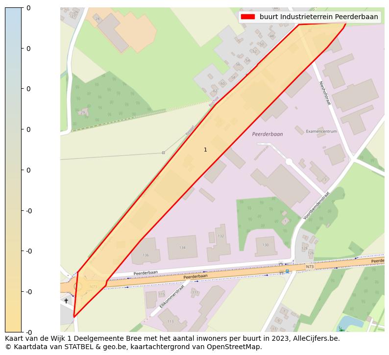 Aantal inwoners op de kaart van de buurt Industrieterrein Peerderbaan: Op deze pagina vind je veel informatie over inwoners (zoals de verdeling naar leeftijdsgroepen, gezinssamenstelling, geslacht, autochtoon of Belgisch met een immigratie achtergrond,...), woningen (aantallen, types, prijs ontwikkeling, gebruik, type eigendom,...) en méér (autobezit, energieverbruik,...)  op basis van open data van STATBEL en diverse andere bronnen!