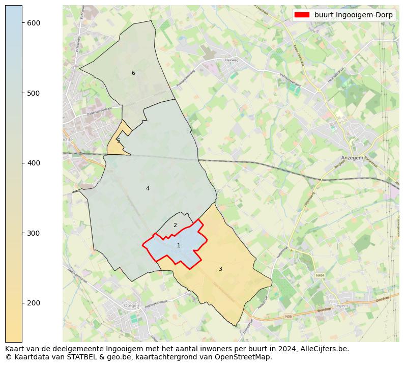 Aantal inwoners op de kaart van de buurt Ingooigem-Dorp: Op deze pagina vind je veel informatie over inwoners (zoals de verdeling naar leeftijdsgroepen, gezinssamenstelling, geslacht, autochtoon of Belgisch met een immigratie achtergrond,...), woningen (aantallen, types, prijs ontwikkeling, gebruik, type eigendom,...) en méér (autobezit, energieverbruik,...)  op basis van open data van STATBEL en diverse andere bronnen!