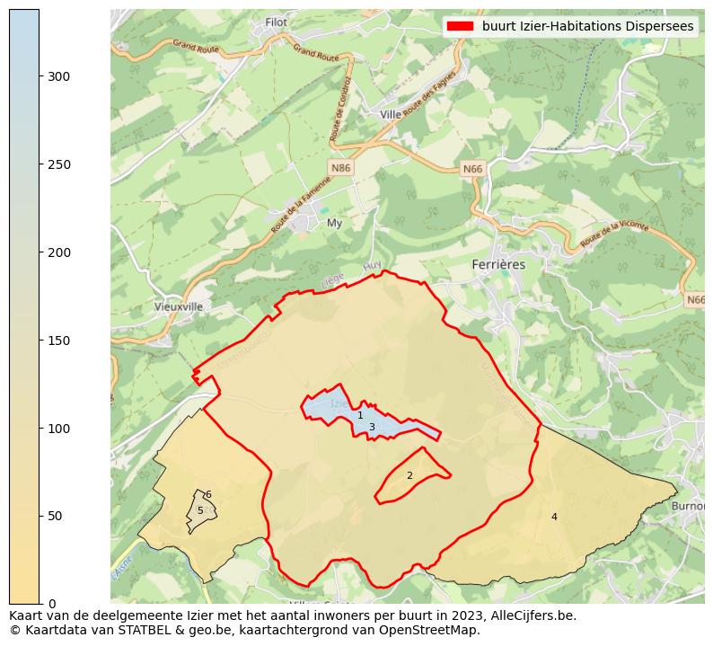 Aantal inwoners op de kaart van de buurt Izier-Habitations Dispersees: Op deze pagina vind je veel informatie over inwoners (zoals de verdeling naar leeftijdsgroepen, gezinssamenstelling, geslacht, autochtoon of Belgisch met een immigratie achtergrond,...), woningen (aantallen, types, prijs ontwikkeling, gebruik, type eigendom,...) en méér (autobezit, energieverbruik,...)  op basis van open data van STATBEL en diverse andere bronnen!