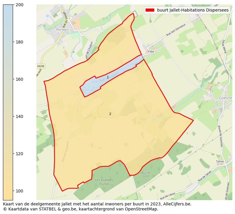 Aantal inwoners op de kaart van de buurt Jallet-Habitations Dispersees: Op deze pagina vind je veel informatie over inwoners (zoals de verdeling naar leeftijdsgroepen, gezinssamenstelling, geslacht, autochtoon of Belgisch met een immigratie achtergrond,...), woningen (aantallen, types, prijs ontwikkeling, gebruik, type eigendom,...) en méér (autobezit, energieverbruik,...)  op basis van open data van STATBEL en diverse andere bronnen!