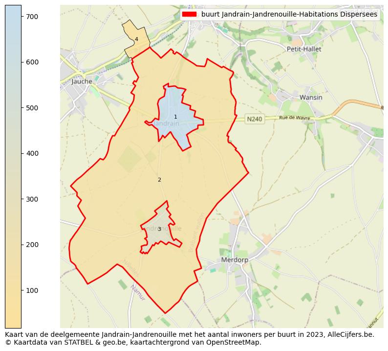 Aantal inwoners op de kaart van de buurt Jandrain-Jandrenouille-Habitations Dispersees: Op deze pagina vind je veel informatie over inwoners (zoals de verdeling naar leeftijdsgroepen, gezinssamenstelling, geslacht, autochtoon of Belgisch met een immigratie achtergrond,...), woningen (aantallen, types, prijs ontwikkeling, gebruik, type eigendom,...) en méér (autobezit, energieverbruik,...)  op basis van open data van STATBEL en diverse andere bronnen!