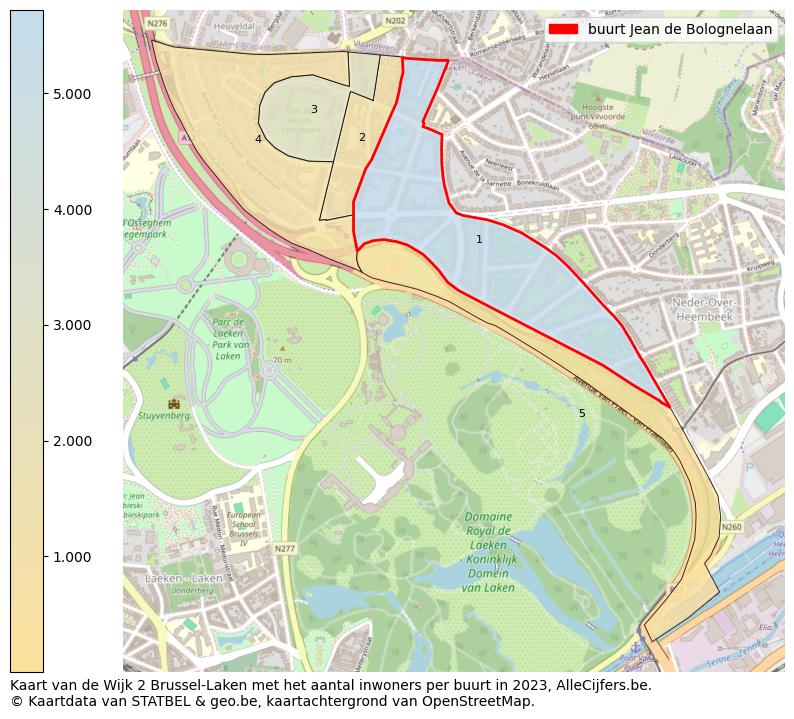 Aantal inwoners op de kaart van de buurt Jean de Bolognelaan: Op deze pagina vind je veel informatie over inwoners (zoals de verdeling naar leeftijdsgroepen, gezinssamenstelling, geslacht, autochtoon of Belgisch met een immigratie achtergrond,...), woningen (aantallen, types, prijs ontwikkeling, gebruik, type eigendom,...) en méér (autobezit, energieverbruik,...)  op basis van open data van STATBEL en diverse andere bronnen!