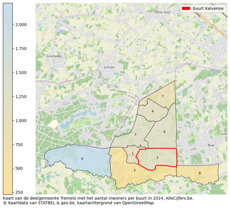 Aantal inwoners op de kaart van de buurt Kalvenne: Op deze pagina vind je veel informatie over inwoners (zoals de verdeling naar leeftijdsgroepen, gezinssamenstelling, geslacht, autochtoon of Belgisch met een immigratie achtergrond,...), woningen (aantallen, types, prijs ontwikkeling, gebruik, type eigendom,...) en méér (autobezit, energieverbruik,...)  op basis van open data van STATBEL en diverse andere bronnen!