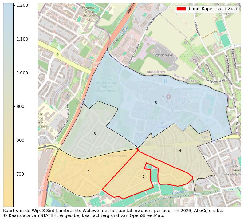 Aantal inwoners op de kaart van de buurt Kapelleveld-Zuid: Op deze pagina vind je veel informatie over inwoners (zoals de verdeling naar leeftijdsgroepen, gezinssamenstelling, geslacht, autochtoon of Belgisch met een immigratie achtergrond,...), woningen (aantallen, types, prijs ontwikkeling, gebruik, type eigendom,...) en méér (autobezit, energieverbruik,...)  op basis van open data van STATBEL en diverse andere bronnen!