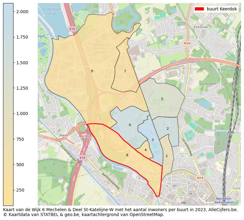 Aantal inwoners op de kaart van de buurt Keerdok: Op deze pagina vind je veel informatie over inwoners (zoals de verdeling naar leeftijdsgroepen, gezinssamenstelling, geslacht, autochtoon of Belgisch met een immigratie achtergrond,...), woningen (aantallen, types, prijs ontwikkeling, gebruik, type eigendom,...) en méér (autobezit, energieverbruik,...)  op basis van open data van STATBEL en diverse andere bronnen!