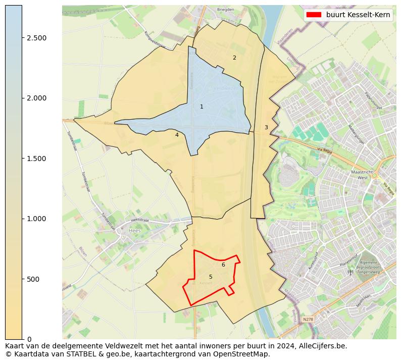 Aantal inwoners op de kaart van de buurt Kesselt-Kern: Op deze pagina vind je veel informatie over inwoners (zoals de verdeling naar leeftijdsgroepen, gezinssamenstelling, geslacht, autochtoon of Belgisch met een immigratie achtergrond,...), woningen (aantallen, types, prijs ontwikkeling, gebruik, type eigendom,...) en méér (autobezit, energieverbruik,...)  op basis van open data van STATBEL en diverse andere bronnen!