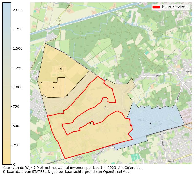 Aantal inwoners op de kaart van de buurt Kievitwijk: Op deze pagina vind je veel informatie over inwoners (zoals de verdeling naar leeftijdsgroepen, gezinssamenstelling, geslacht, autochtoon of Belgisch met een immigratie achtergrond,...), woningen (aantallen, types, prijs ontwikkeling, gebruik, type eigendom,...) en méér (autobezit, energieverbruik,...)  op basis van open data van STATBEL en diverse andere bronnen!