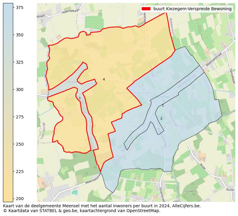 Aantal inwoners op de kaart van de buurt Kiezegem-Verspreide Bewoning: Op deze pagina vind je veel informatie over inwoners (zoals de verdeling naar leeftijdsgroepen, gezinssamenstelling, geslacht, autochtoon of Belgisch met een immigratie achtergrond,...), woningen (aantallen, types, prijs ontwikkeling, gebruik, type eigendom,...) en méér (autobezit, energieverbruik,...)  op basis van open data van STATBEL en diverse andere bronnen!