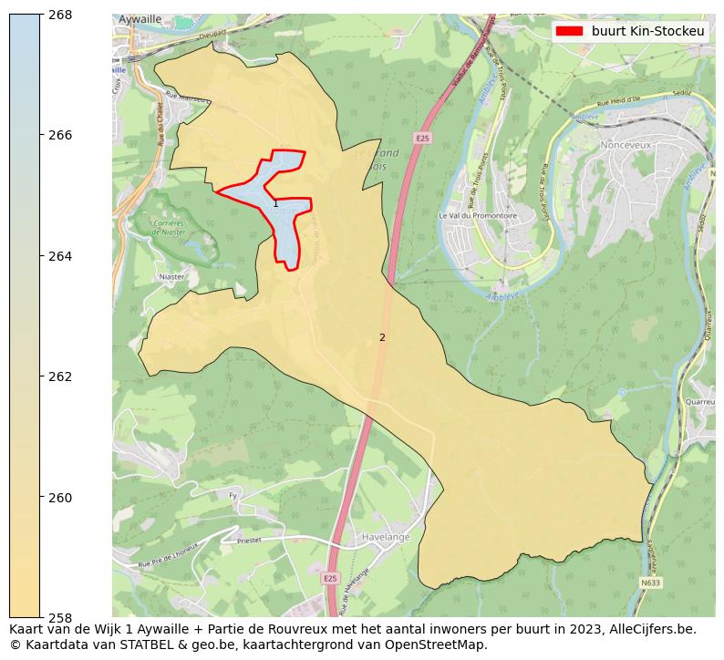 Aantal inwoners op de kaart van de buurt Kin-Stockeu: Op deze pagina vind je veel informatie over inwoners (zoals de verdeling naar leeftijdsgroepen, gezinssamenstelling, geslacht, autochtoon of Belgisch met een immigratie achtergrond,...), woningen (aantallen, types, prijs ontwikkeling, gebruik, type eigendom,...) en méér (autobezit, energieverbruik,...)  op basis van open data van STATBEL en diverse andere bronnen!