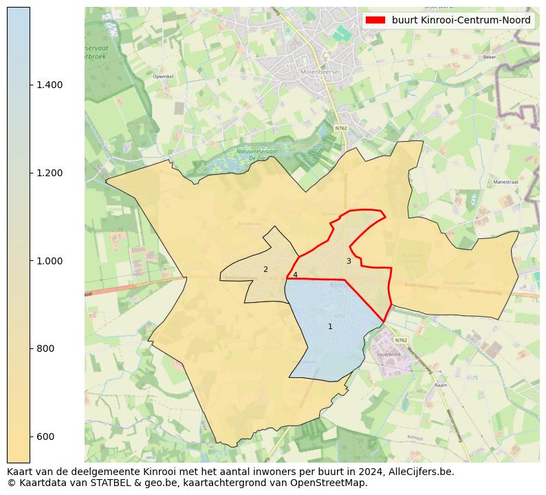 Aantal inwoners op de kaart van de buurt Kinrooi-Centrum-Noord: Op deze pagina vind je veel informatie over inwoners (zoals de verdeling naar leeftijdsgroepen, gezinssamenstelling, geslacht, autochtoon of Belgisch met een immigratie achtergrond,...), woningen (aantallen, types, prijs ontwikkeling, gebruik, type eigendom,...) en méér (autobezit, energieverbruik,...)  op basis van open data van STATBEL en diverse andere bronnen!