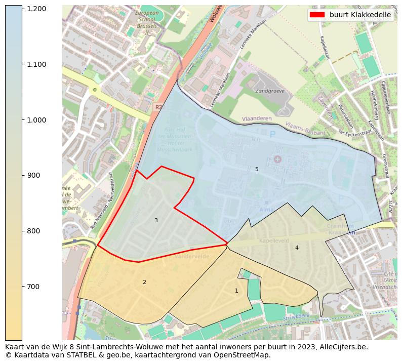 Aantal inwoners op de kaart van de buurt Klakkedelle: Op deze pagina vind je veel informatie over inwoners (zoals de verdeling naar leeftijdsgroepen, gezinssamenstelling, geslacht, autochtoon of Belgisch met een immigratie achtergrond,...), woningen (aantallen, types, prijs ontwikkeling, gebruik, type eigendom,...) en méér (autobezit, energieverbruik,...)  op basis van open data van STATBEL en diverse andere bronnen!