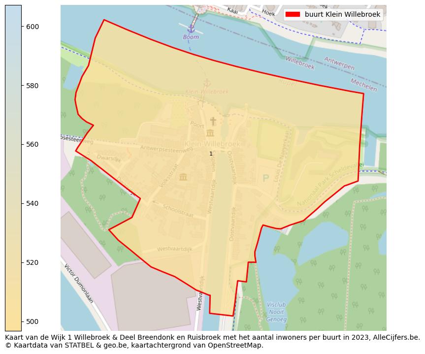 Aantal inwoners op de kaart van de buurt Klein Willebroek: Op deze pagina vind je veel informatie over inwoners (zoals de verdeling naar leeftijdsgroepen, gezinssamenstelling, geslacht, autochtoon of Belgisch met een immigratie achtergrond,...), woningen (aantallen, types, prijs ontwikkeling, gebruik, type eigendom,...) en méér (autobezit, energieverbruik,...)  op basis van open data van STATBEL en diverse andere bronnen!