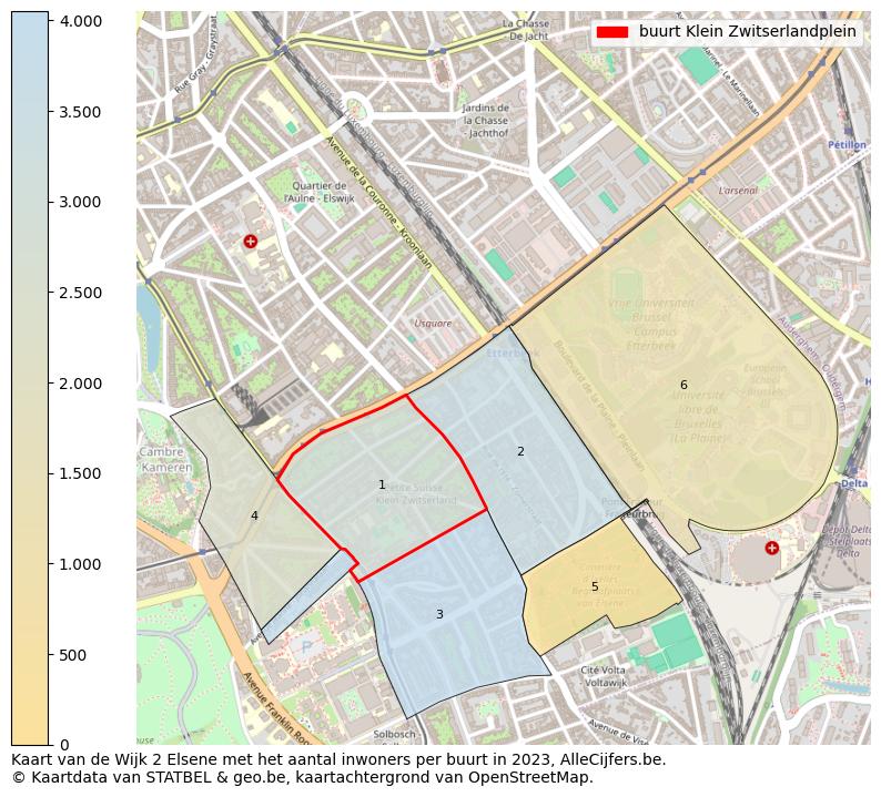 Aantal inwoners op de kaart van de buurt Klein Zwitserlandplein: Op deze pagina vind je veel informatie over inwoners (zoals de verdeling naar leeftijdsgroepen, gezinssamenstelling, geslacht, autochtoon of Belgisch met een immigratie achtergrond,...), woningen (aantallen, types, prijs ontwikkeling, gebruik, type eigendom,...) en méér (autobezit, energieverbruik,...)  op basis van open data van STATBEL en diverse andere bronnen!