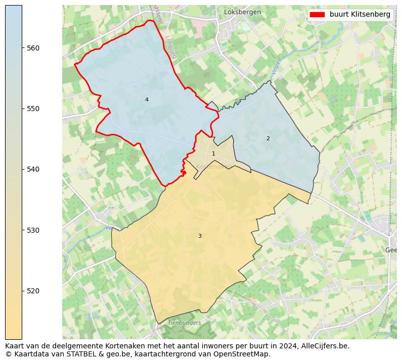 Aantal inwoners op de kaart van de buurt Klitsenberg: Op deze pagina vind je veel informatie over inwoners (zoals de verdeling naar leeftijdsgroepen, gezinssamenstelling, geslacht, autochtoon of Belgisch met een immigratie achtergrond,...), woningen (aantallen, types, prijs ontwikkeling, gebruik, type eigendom,...) en méér (autobezit, energieverbruik,...)  op basis van open data van STATBEL en diverse andere bronnen!