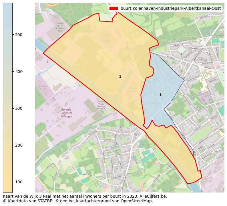 Aantal inwoners op de kaart van de buurt Kolenhaven-Industriepark-Albertkanaal-Oost: Op deze pagina vind je veel informatie over inwoners (zoals de verdeling naar leeftijdsgroepen, gezinssamenstelling, geslacht, autochtoon of Belgisch met een immigratie achtergrond,...), woningen (aantallen, types, prijs ontwikkeling, gebruik, type eigendom,...) en méér (autobezit, energieverbruik,...)  op basis van open data van STATBEL en diverse andere bronnen!