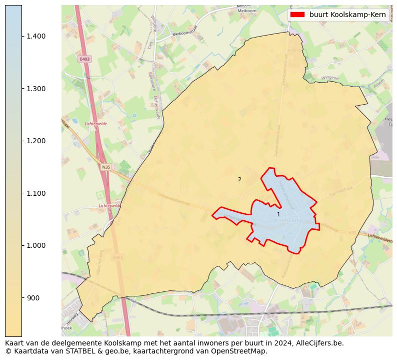 Aantal inwoners op de kaart van de buurt Koolskamp-Kern: Op deze pagina vind je veel informatie over inwoners (zoals de verdeling naar leeftijdsgroepen, gezinssamenstelling, geslacht, autochtoon of Belgisch met een immigratie achtergrond,...), woningen (aantallen, types, prijs ontwikkeling, gebruik, type eigendom,...) en méér (autobezit, energieverbruik,...)  op basis van open data van STATBEL en diverse andere bronnen!