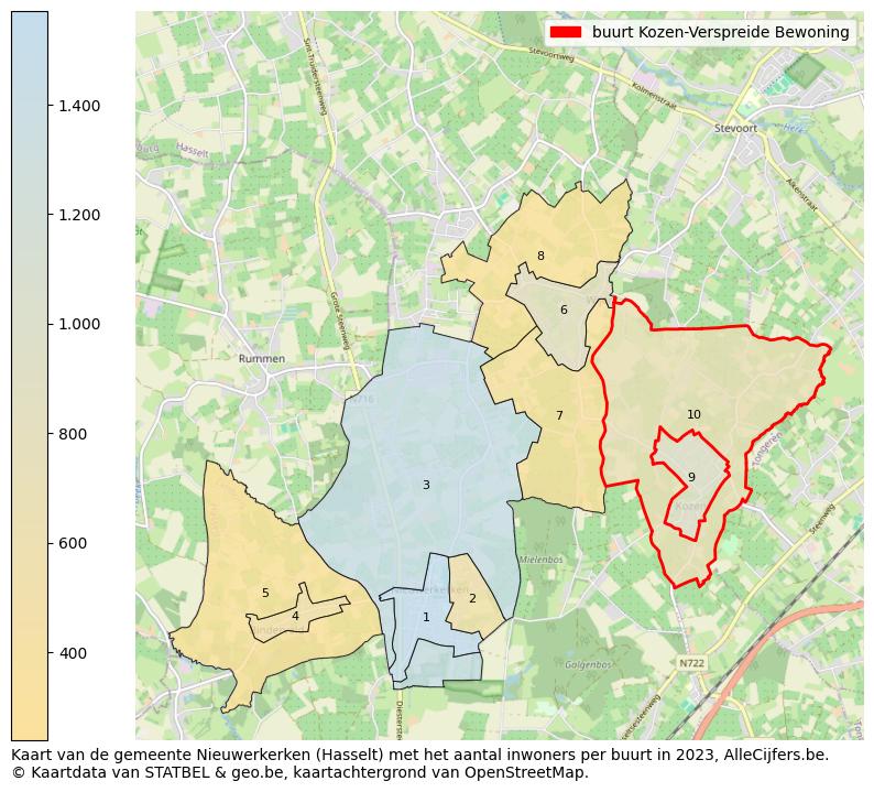 Aantal inwoners op de kaart van de buurt Kozen-Verspreide Bewoning: Op deze pagina vind je veel informatie over inwoners (zoals de verdeling naar leeftijdsgroepen, gezinssamenstelling, geslacht, autochtoon of Belgisch met een immigratie achtergrond,...), woningen (aantallen, types, prijs ontwikkeling, gebruik, type eigendom,...) en méér (autobezit, energieverbruik,...)  op basis van open data van STATBEL en diverse andere bronnen!