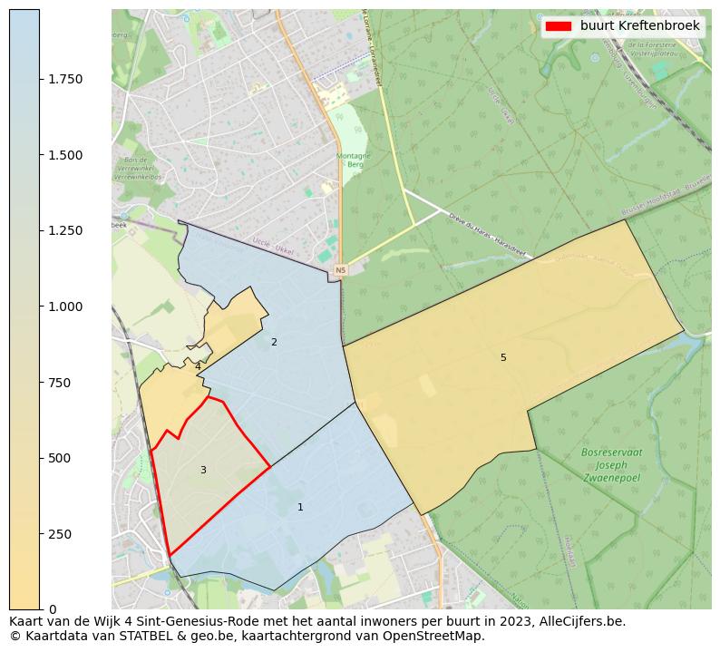 Aantal inwoners op de kaart van de buurt Kreftenbroek: Op deze pagina vind je veel informatie over inwoners (zoals de verdeling naar leeftijdsgroepen, gezinssamenstelling, geslacht, autochtoon of Belgisch met een immigratie achtergrond,...), woningen (aantallen, types, prijs ontwikkeling, gebruik, type eigendom,...) en méér (autobezit, energieverbruik,...)  op basis van open data van STATBEL en diverse andere bronnen!