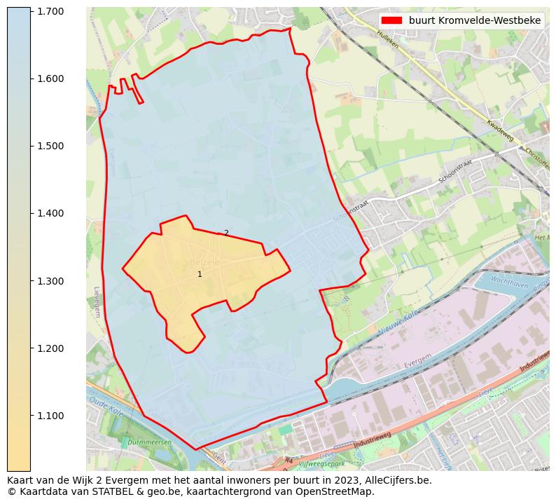 Aantal inwoners op de kaart van de buurt Kromvelde-Westbeke: Op deze pagina vind je veel informatie over inwoners (zoals de verdeling naar leeftijdsgroepen, gezinssamenstelling, geslacht, autochtoon of Belgisch met een immigratie achtergrond,...), woningen (aantallen, types, prijs ontwikkeling, gebruik, type eigendom,...) en méér (autobezit, energieverbruik,...)  op basis van open data van STATBEL en diverse andere bronnen!