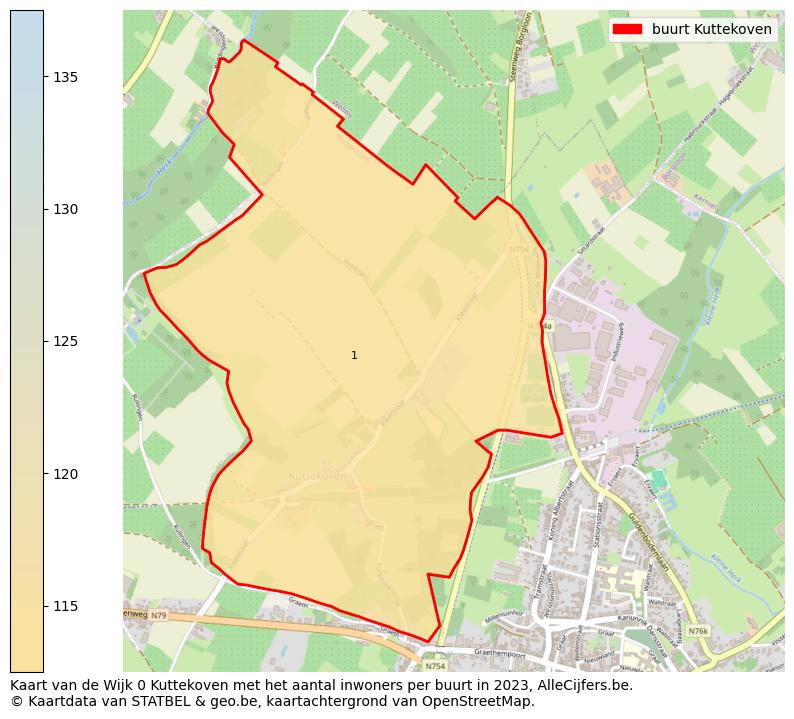 Aantal inwoners op de kaart van de buurt Kuttekoven: Op deze pagina vind je veel informatie over inwoners (zoals de verdeling naar leeftijdsgroepen, gezinssamenstelling, geslacht, autochtoon of Belgisch met een immigratie achtergrond,...), woningen (aantallen, types, prijs ontwikkeling, gebruik, type eigendom,...) en méér (autobezit, energieverbruik,...)  op basis van open data van STATBEL en diverse andere bronnen!