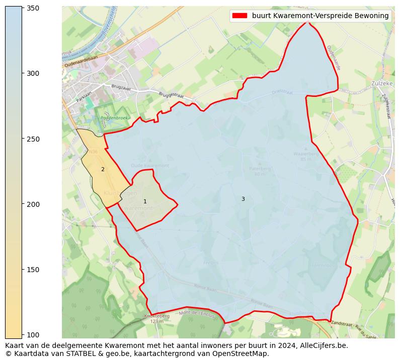 Aantal inwoners op de kaart van de buurt Kwaremont-Verspreide Bewoning: Op deze pagina vind je veel informatie over inwoners (zoals de verdeling naar leeftijdsgroepen, gezinssamenstelling, geslacht, autochtoon of Belgisch met een immigratie achtergrond,...), woningen (aantallen, types, prijs ontwikkeling, gebruik, type eigendom,...) en méér (autobezit, energieverbruik,...)  op basis van open data van STATBEL en diverse andere bronnen!