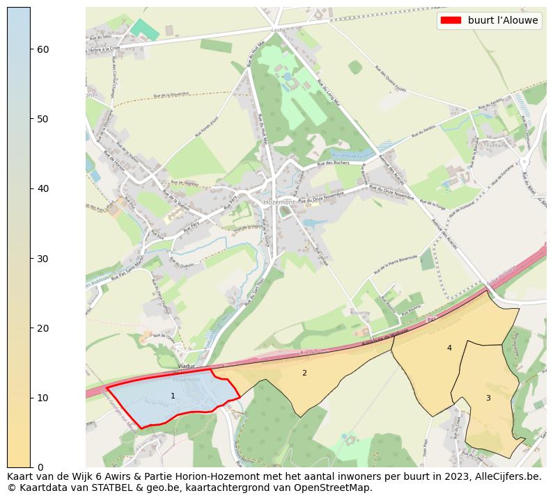 Aantal inwoners op de kaart van de buurt l’Alouwe: Op deze pagina vind je veel informatie over inwoners (zoals de verdeling naar leeftijdsgroepen, gezinssamenstelling, geslacht, autochtoon of Belgisch met een immigratie achtergrond,...), woningen (aantallen, types, prijs ontwikkeling, gebruik, type eigendom,...) en méér (autobezit, energieverbruik,...)  op basis van open data van STATBEL en diverse andere bronnen!