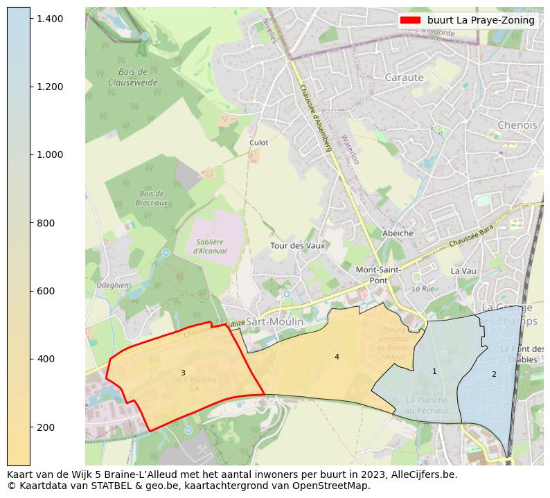 Aantal inwoners op de kaart van de buurt La Praye-Zoning: Op deze pagina vind je veel informatie over inwoners (zoals de verdeling naar leeftijdsgroepen, gezinssamenstelling, geslacht, autochtoon of Belgisch met een immigratie achtergrond,...), woningen (aantallen, types, prijs ontwikkeling, gebruik, type eigendom,...) en méér (autobezit, energieverbruik,...)  op basis van open data van STATBEL en diverse andere bronnen!